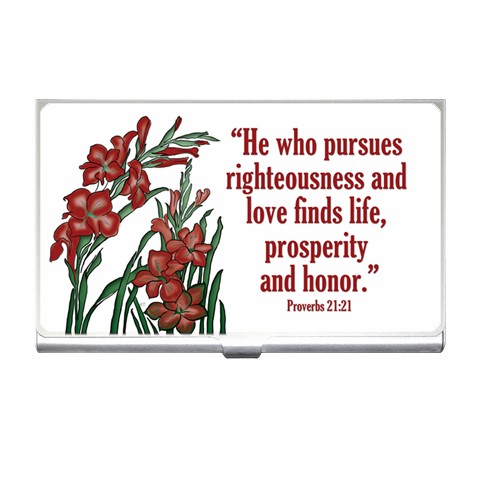 Prosperity Flower Business Card Holder